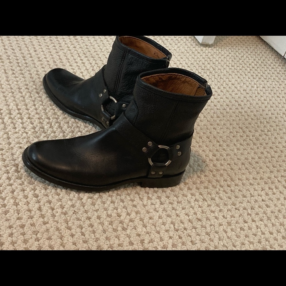 Frye Ankle Boots-  Black